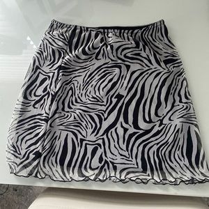 Urban Outfitters Zebra Print skirt